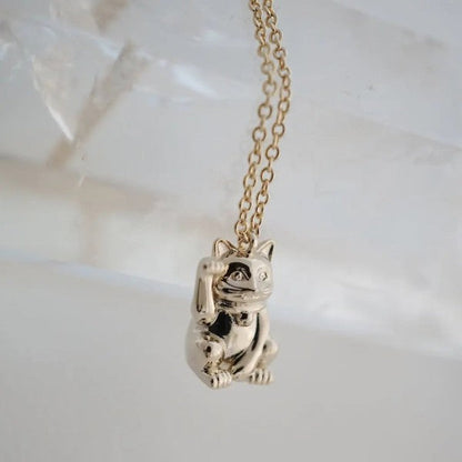 Lucky Cat Charm Necklace Shop Style & More | Fresh Looks, Everyday Deals & Free Shipping