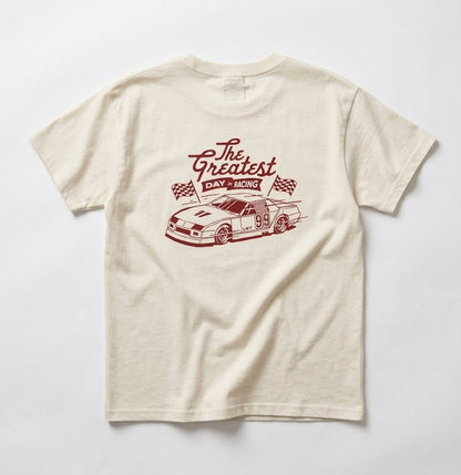 GREATEST DAY IN RACING TEE - CREAM LITTLE RAD THINGS