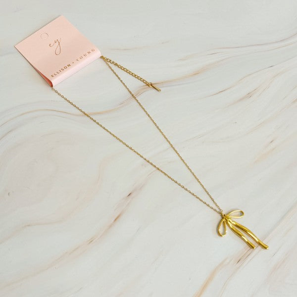 Stylist Bow Pendant Necklace Shop Style & More | Fresh Looks, Everyday Deals & Free Shipping