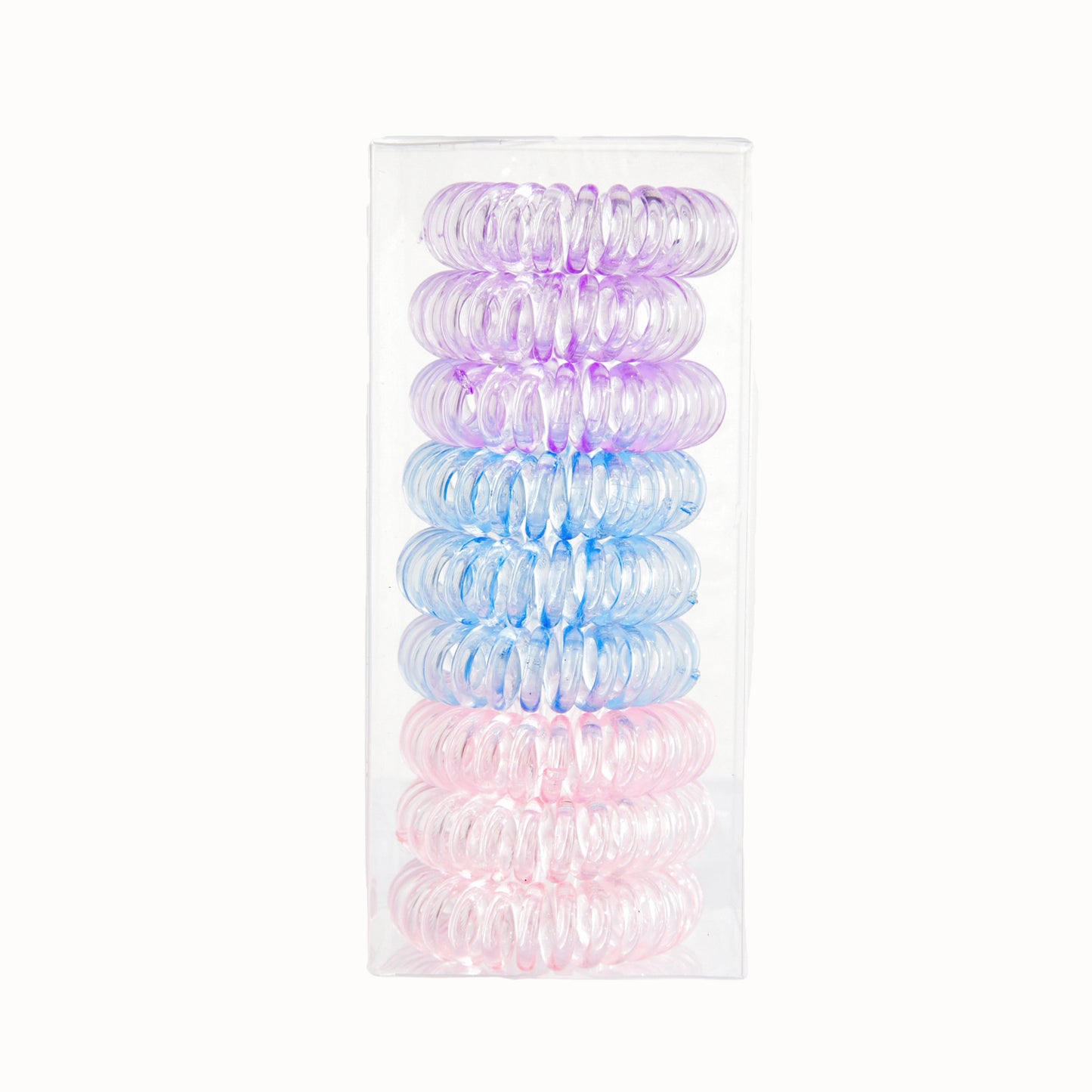 9 Pcs Spiral Hair Ties No Crease, Coil Hair Ties, Phone Cord Hair Ties, Women Ponytail Holder Elastics NovaCart