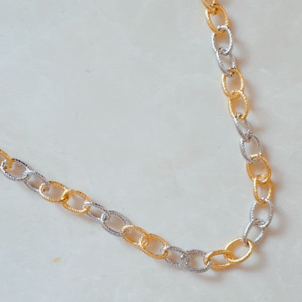 Every Two Links Gold And Silver Chain Necklace Shop Style & More | Fresh Looks, Everyday Deals & Free Shipping