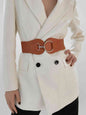 Elegant Fashion PU Elastic Wide Belt – Adjustable Comfort Fit See size chart under “more details” The Fashion Celestial