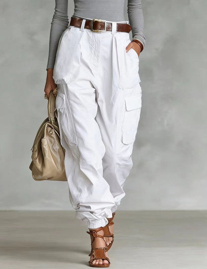 Women’s High-Waist Loose Fit Wide-Leg Casual Trousers FitiqueFit