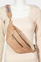 Fame PU Leather Crossbody Bag with Removable Strap West2East Surf