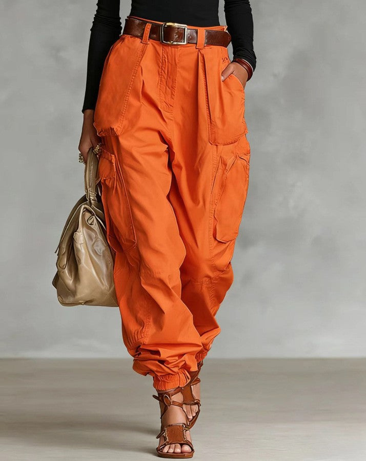 Women’s High-Waist Loose Fit Wide-Leg Casual Trousers FitiqueFit