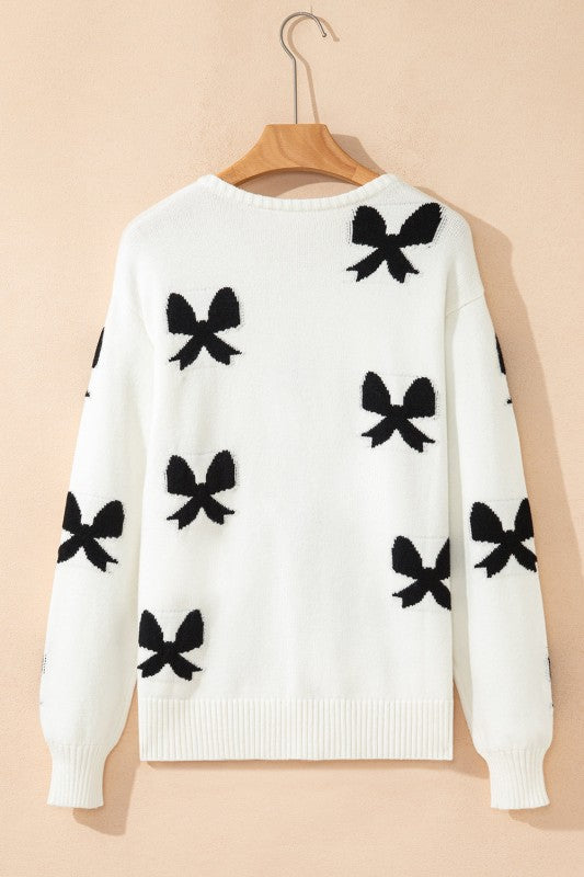 Bow Lace-up Sweater Cardigan Shop Style & More | Fresh Looks, Everyday Deals & Free Shipping