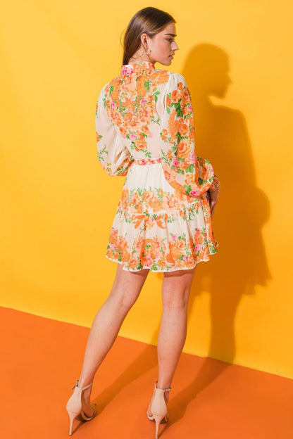 FURTHERST THING WOVEN MINI DRESS Flying Tomato