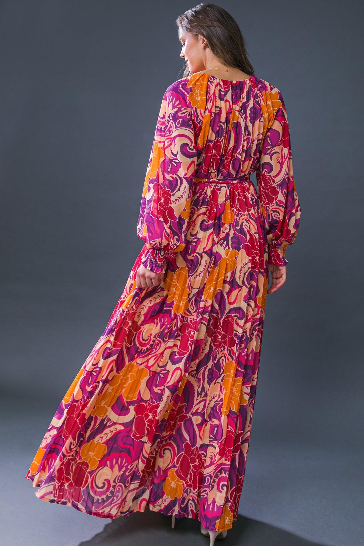 CHANGING LOCATIONS WOVEN MAXI DRESS Flying Tomato