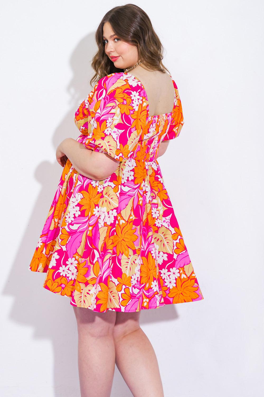 SWEET HARMONY WOVEN MINI DRESS Flying Tomato
