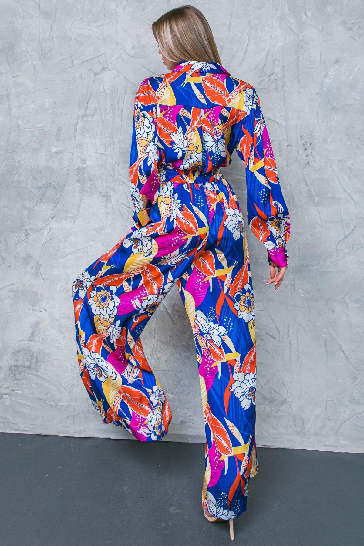 BLOOMING HOPE WOVEN JUMPSUIT Flying Tomato
