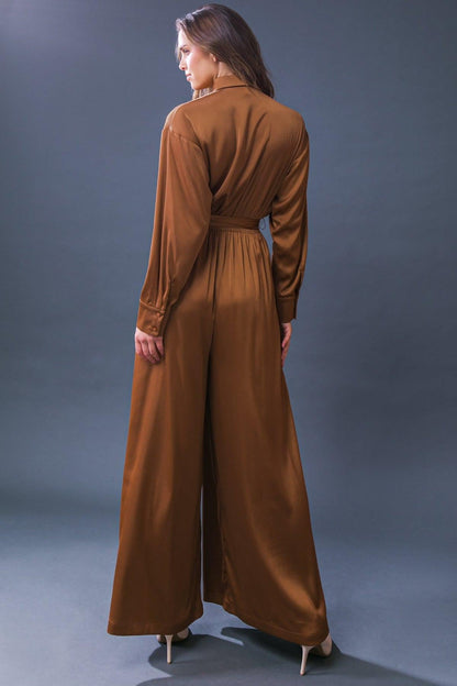 SIMPLY TRENDY WOVEN JUMPSUIT Flying Tomato