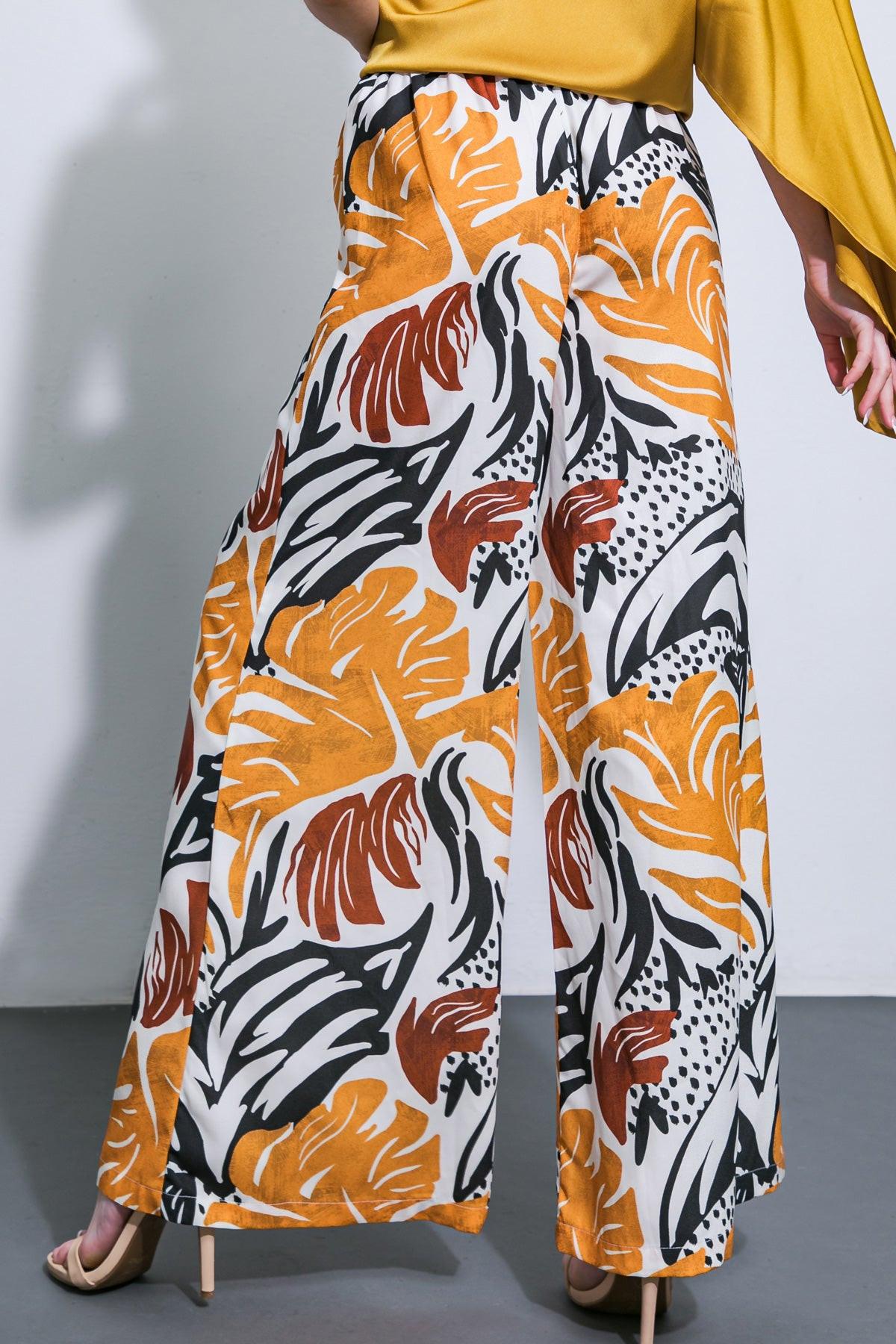 WHERE THE WIND WOVEN MIDI PANTS Flying Tomato
