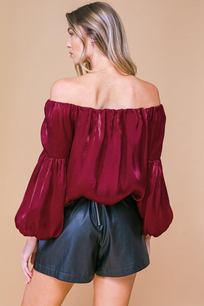 SIMPLY FAVORED WOVEN TOP Flying Tomato