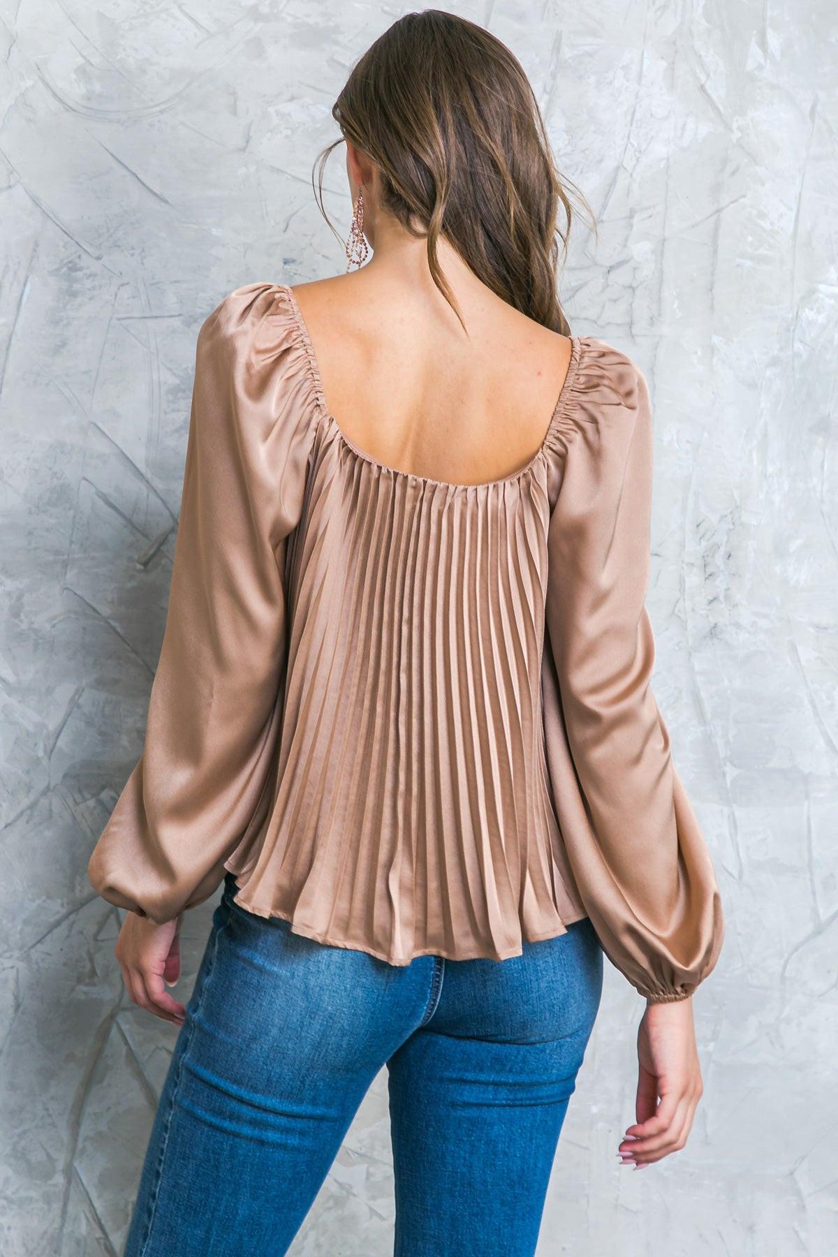 NO MORE DRAMA WOVEN TOP Flying Tomato