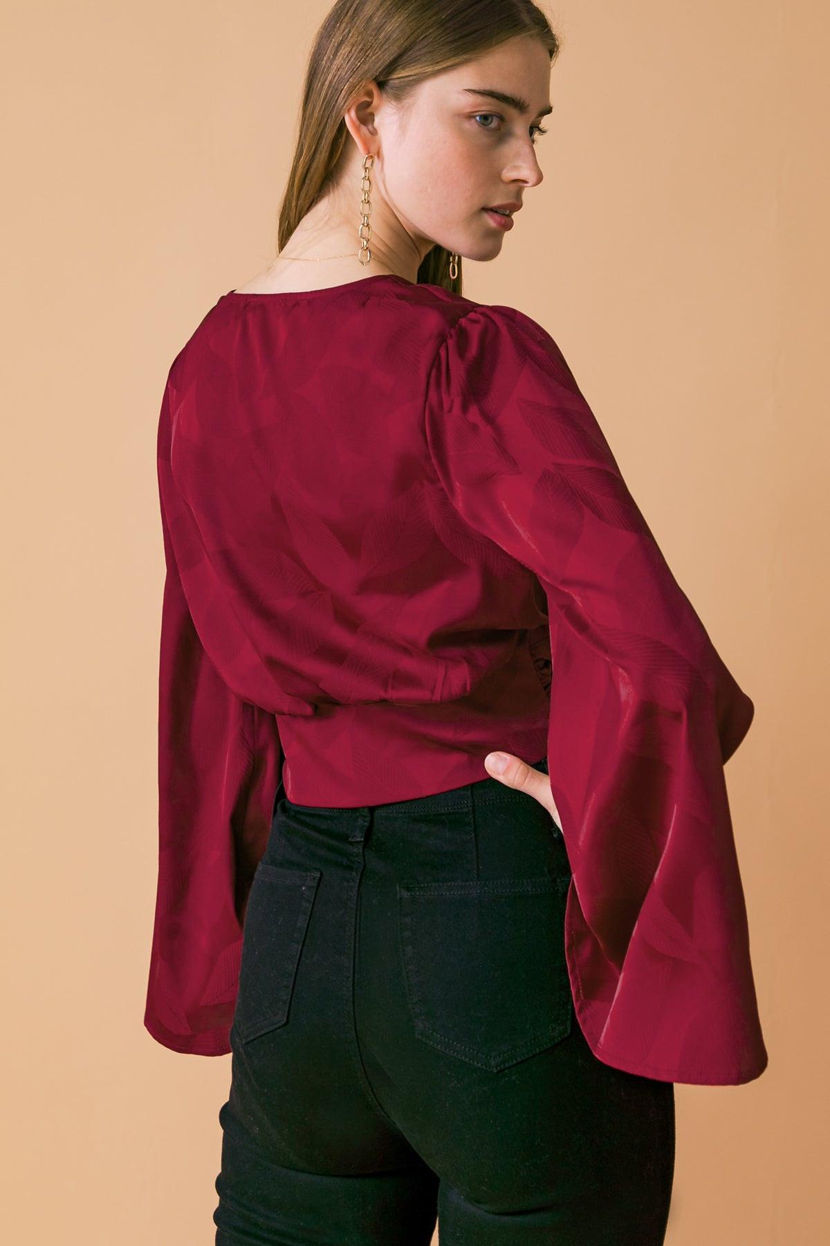 THE RIGHT ADDITION WOVEN TOP Flying Tomato