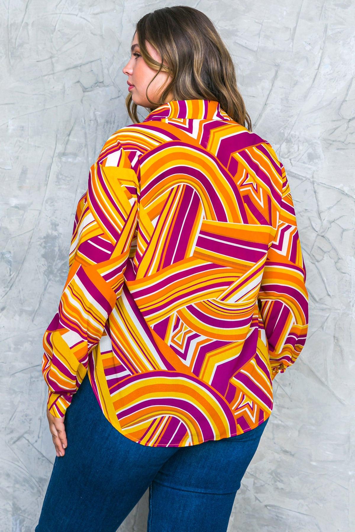 LIVELY CHAM WOVEN TOP Flying Tomato
