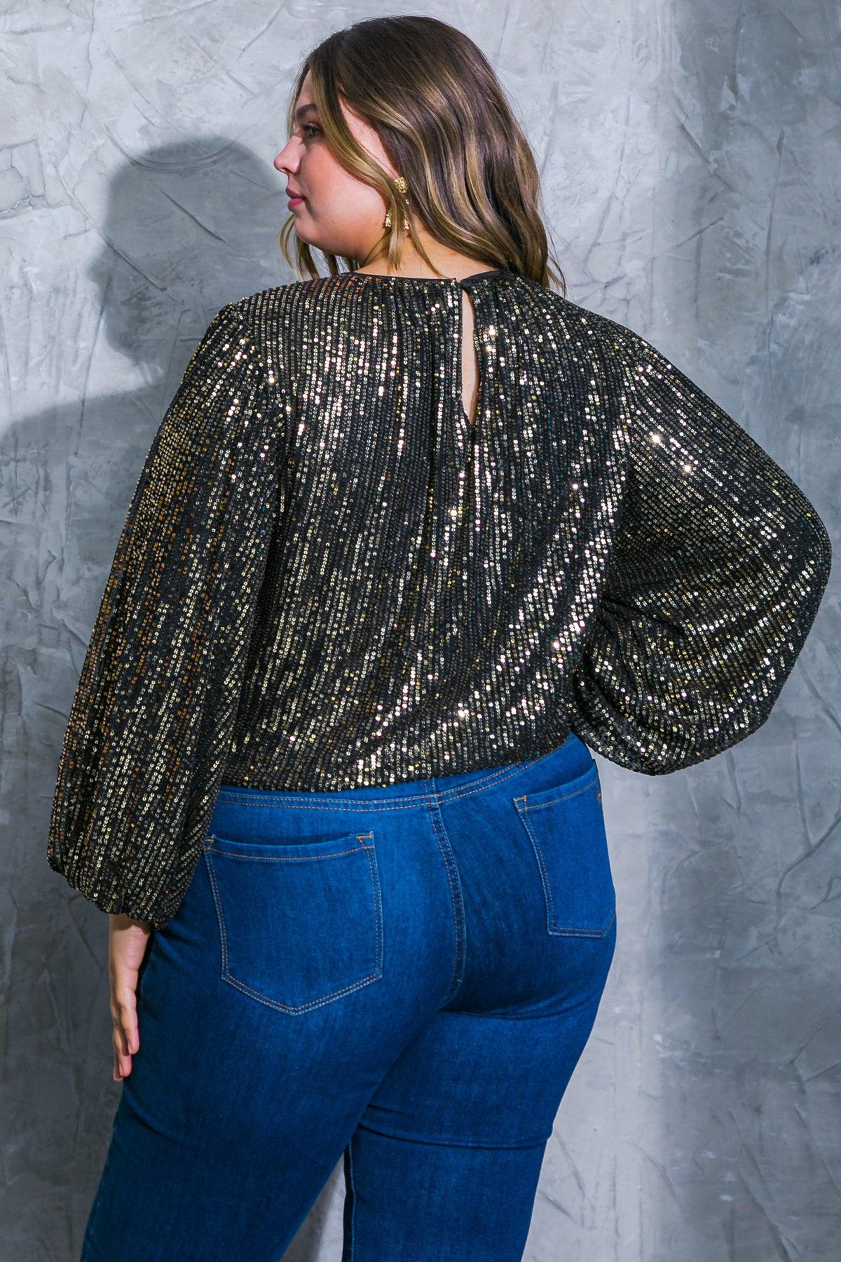 HOPE YOU REMEMBER SEQUIN TOP Flying Tomato