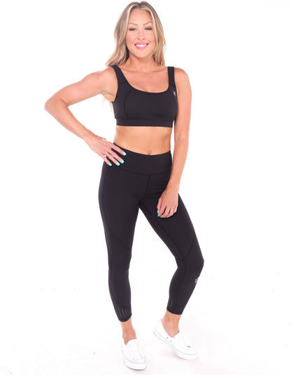 Open Back Sports Bra White Water Life