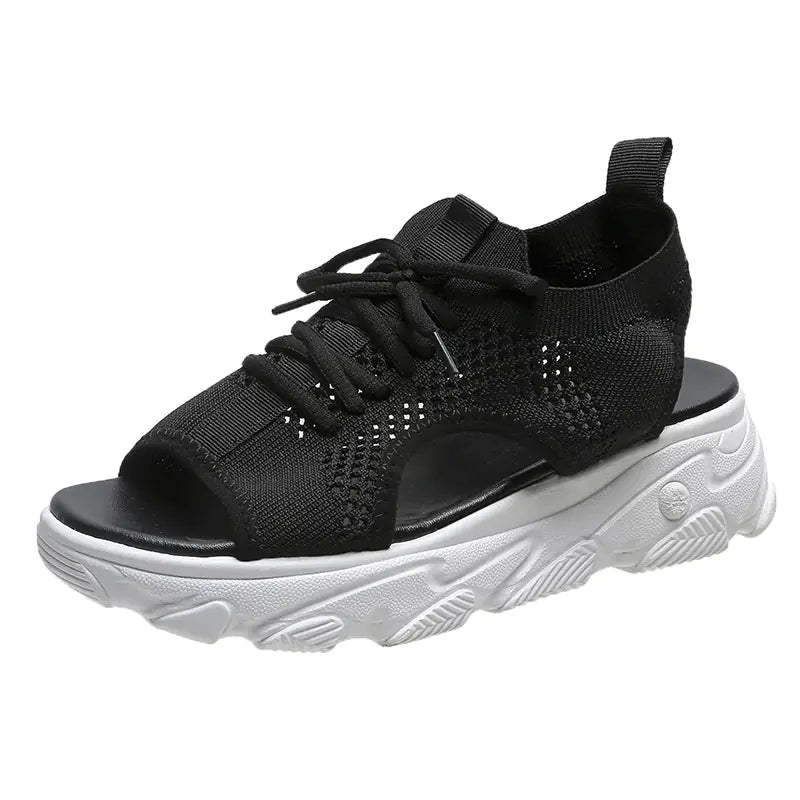 Women's Casual Flat Hollow Thick Bottom Beach Sandals