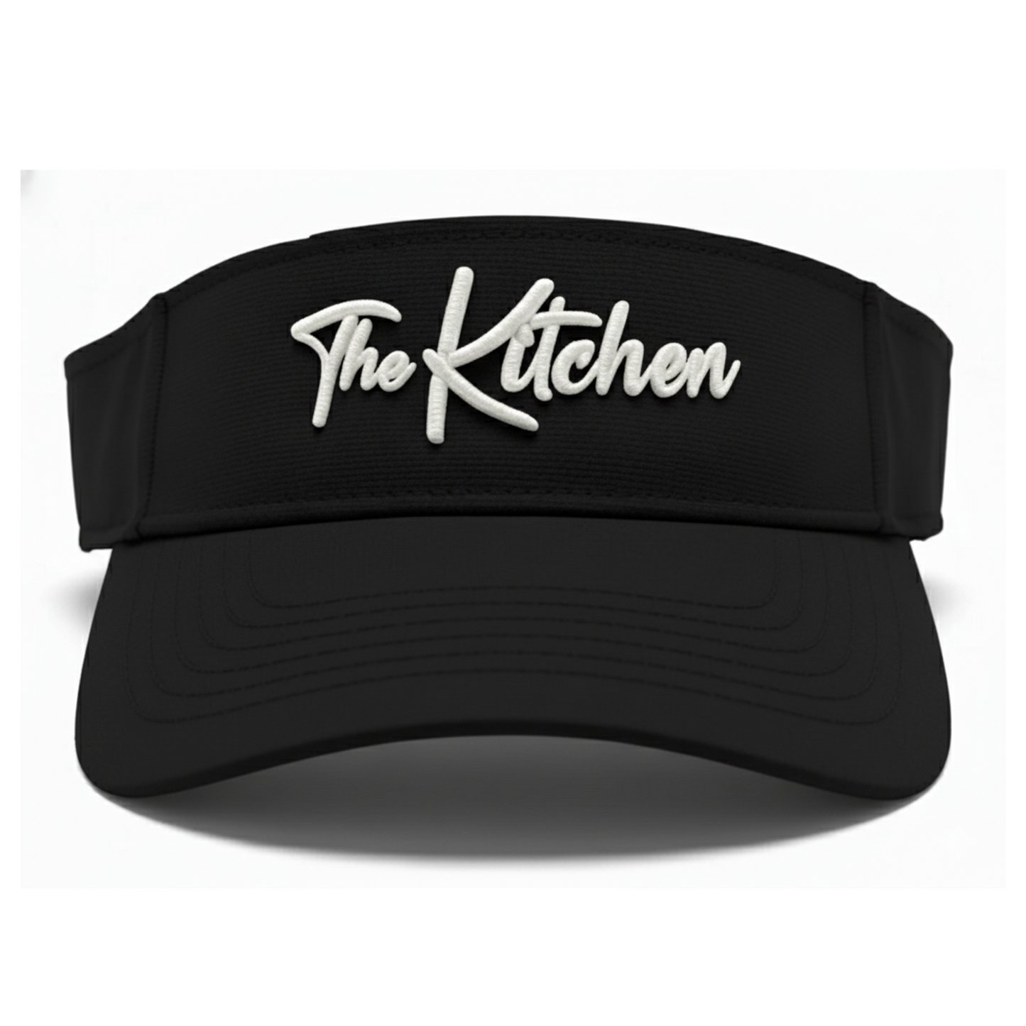 Black & White Visor The Kitchen Pickleball