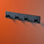 Black Robe Hook Wall Hook Towel Hook for Bathroom Stainless Steel Coat Hook Rustproof Hook Hanger for Kitchen Hardware Stainless Steel Hooks Waterproof and Oilproof Bathroom Kitchen Self Adhesive Hooks for Hanging Coat Hat Towel Stevvex