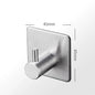 Black Robe Hook Wall Hook Towel Hook for Bathroom Stainless Steel Coat Hook Rustproof Hook Hanger for Kitchen Hardware Stainless Steel Hooks Waterproof and Oilproof Bathroom Kitchen Self Adhesive Hooks for Hanging Coat Hat Towel Stevvex