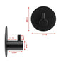 Black Robe Hook Wall Hook Towel Hook for Bathroom Stainless Steel Coat Hook Rustproof Hook Hanger for Kitchen Hardware Stainless Steel Hooks Waterproof and Oilproof Bathroom Kitchen Self Adhesive Hooks for Hanging Coat Hat Towel Stevvex