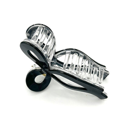 Black Bow Claw Clip Ivy + Cloth