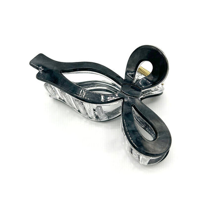 Black Bow Claw Clip Ivy + Cloth