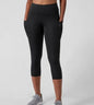Original Soft Black Thigh Pocket Regular Length & Capri 21" Capri Buttery Soft Leggings Sizes Tween -TC2 Charlies Project Kids