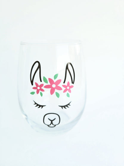 Blissful Alpaca Wine Glass Purely Alpaca