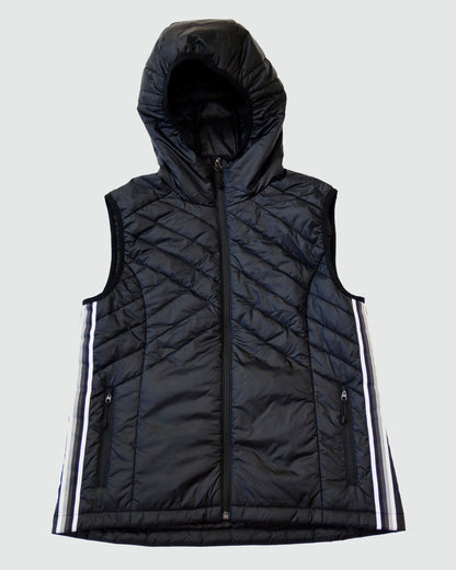 Powerstripe Eco-Friendly Down Hooded Vest Goal Five
