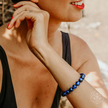 Blue Tiger’s Eye Bracelet
