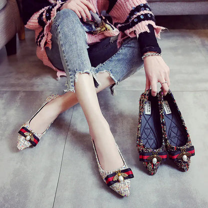 New Style  Versatile Women’s Pointed Toe Flats Versatile