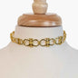Bocara - Equestrian Horse Bit Choker Necklace in Gold Urban-Equestrian