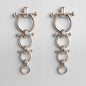 Bocara - Horse Bit Equestrian Earring in Silver Urban-Equestrian