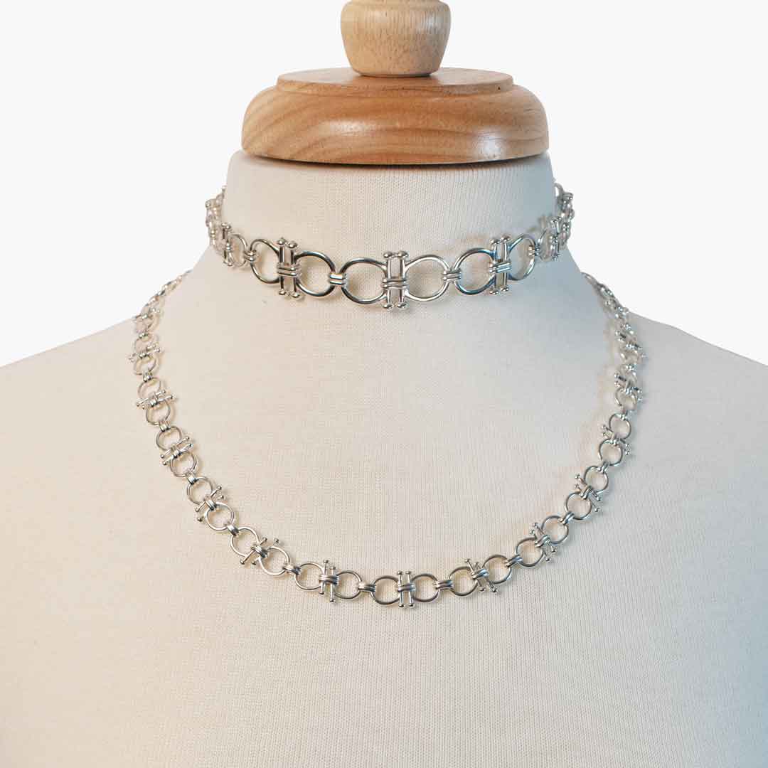 Bocara - Horse Bit Equestrian Wrist Cuff in Silver Urban-Equestrian