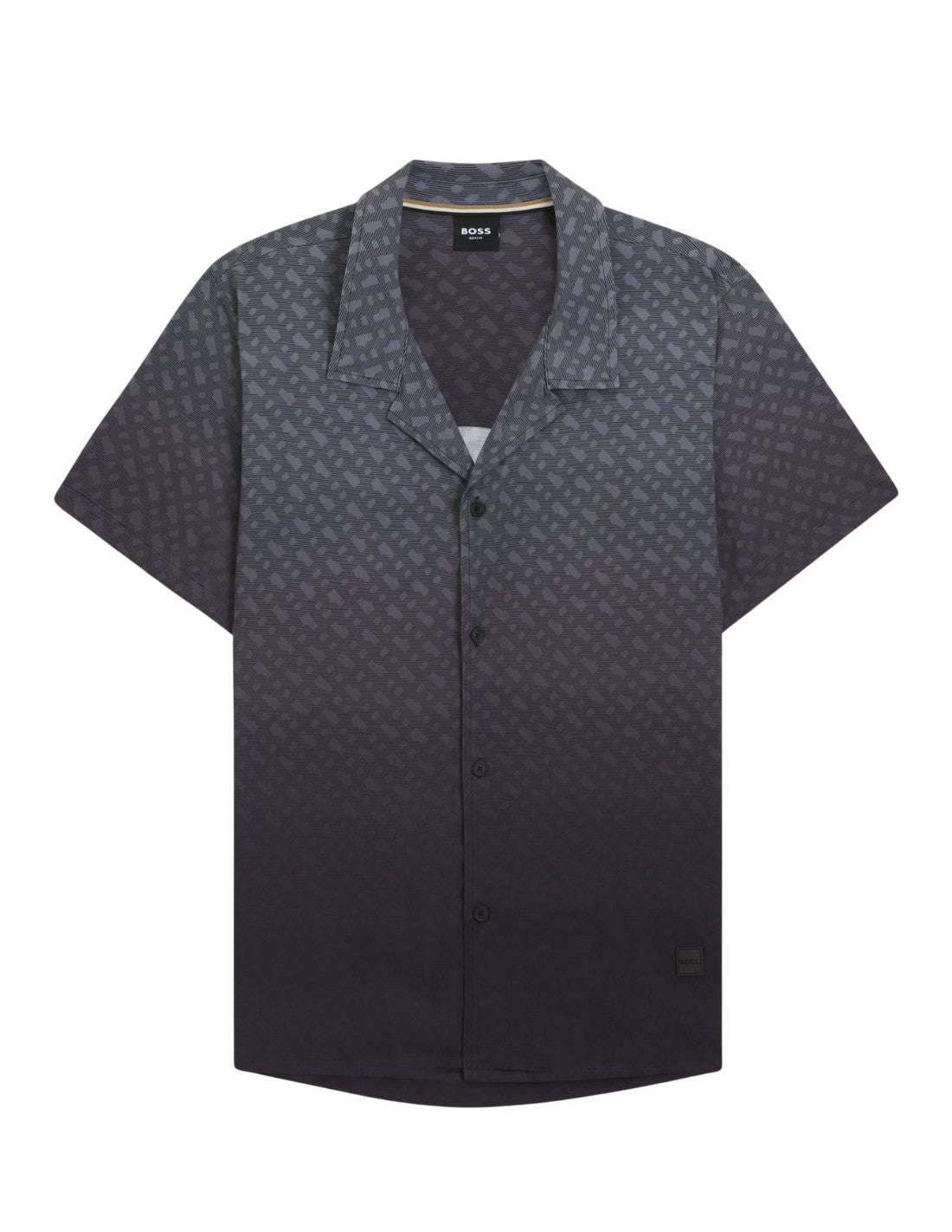 Boss Vale Button Up Shirt - Black Denim Exchange