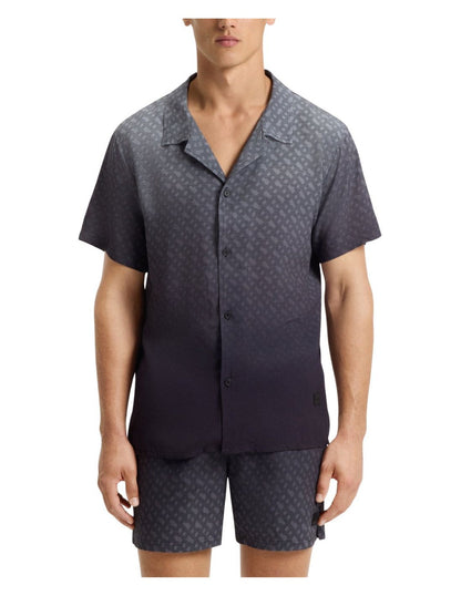 Boss Vale Button Up Shirt - Black Denim Exchange