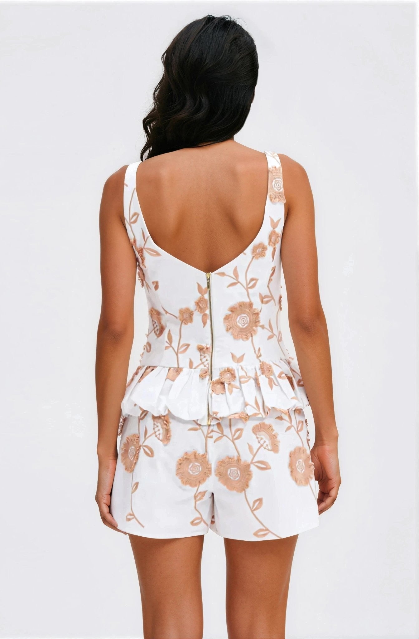 Botanical Poplin Mini Skirt – Off White XO, Tina