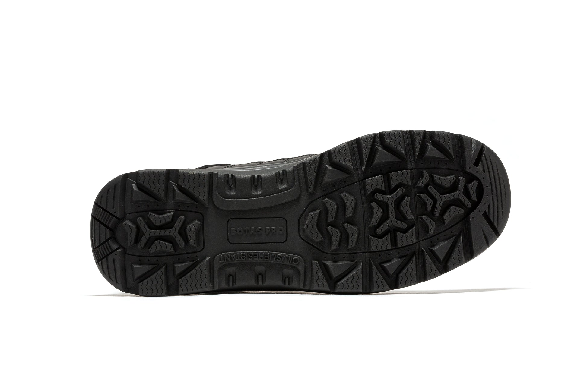 Botas Pro Black Men's 6 inch Side Zipper Rubber Sole Tactical Boots BMP111BK Rock Rooster Footwear Inc