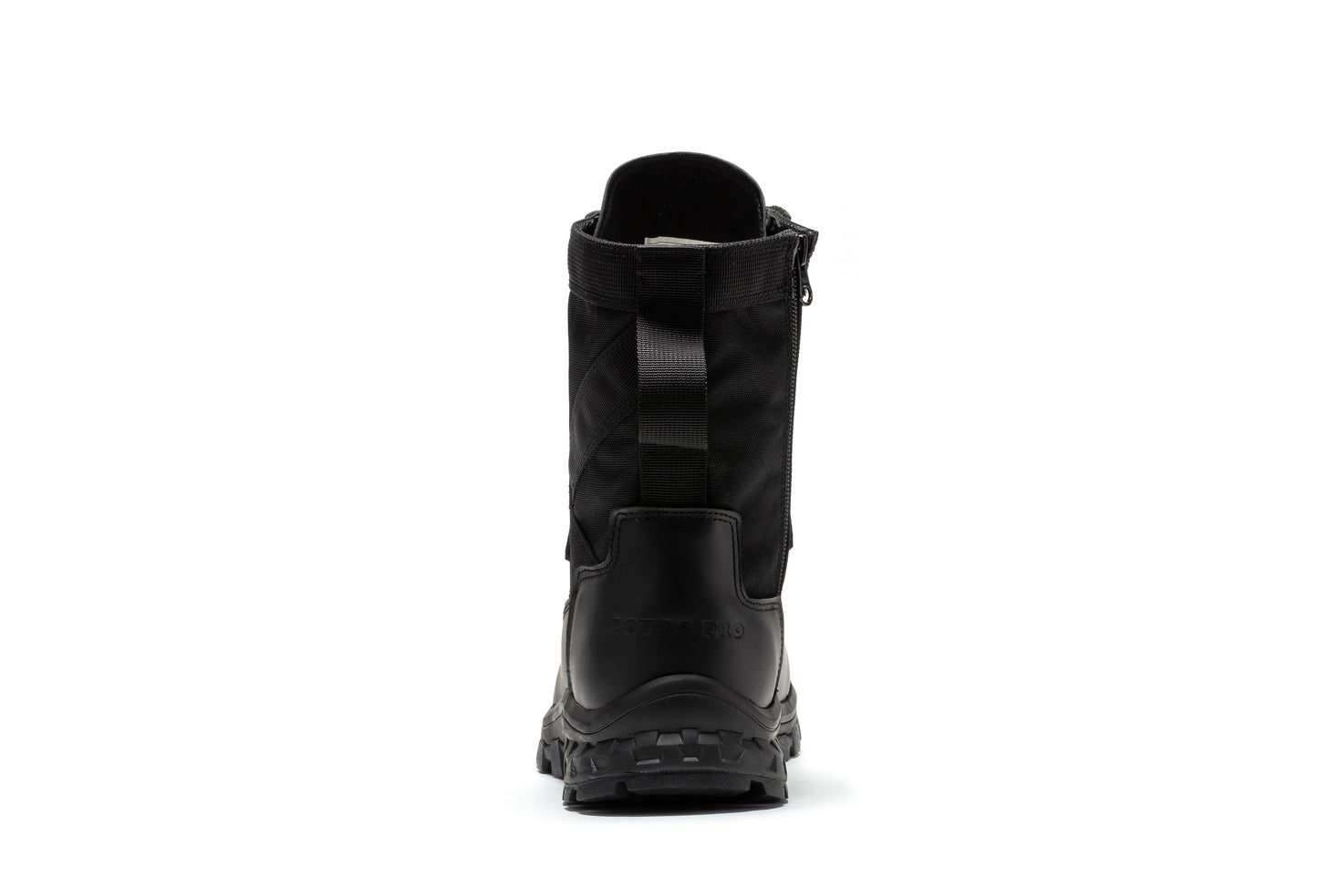 Botas Pro Black Men's 8 inch Side Zipper Military Tactical Boots BP401BK Rock Rooster Footwear Inc