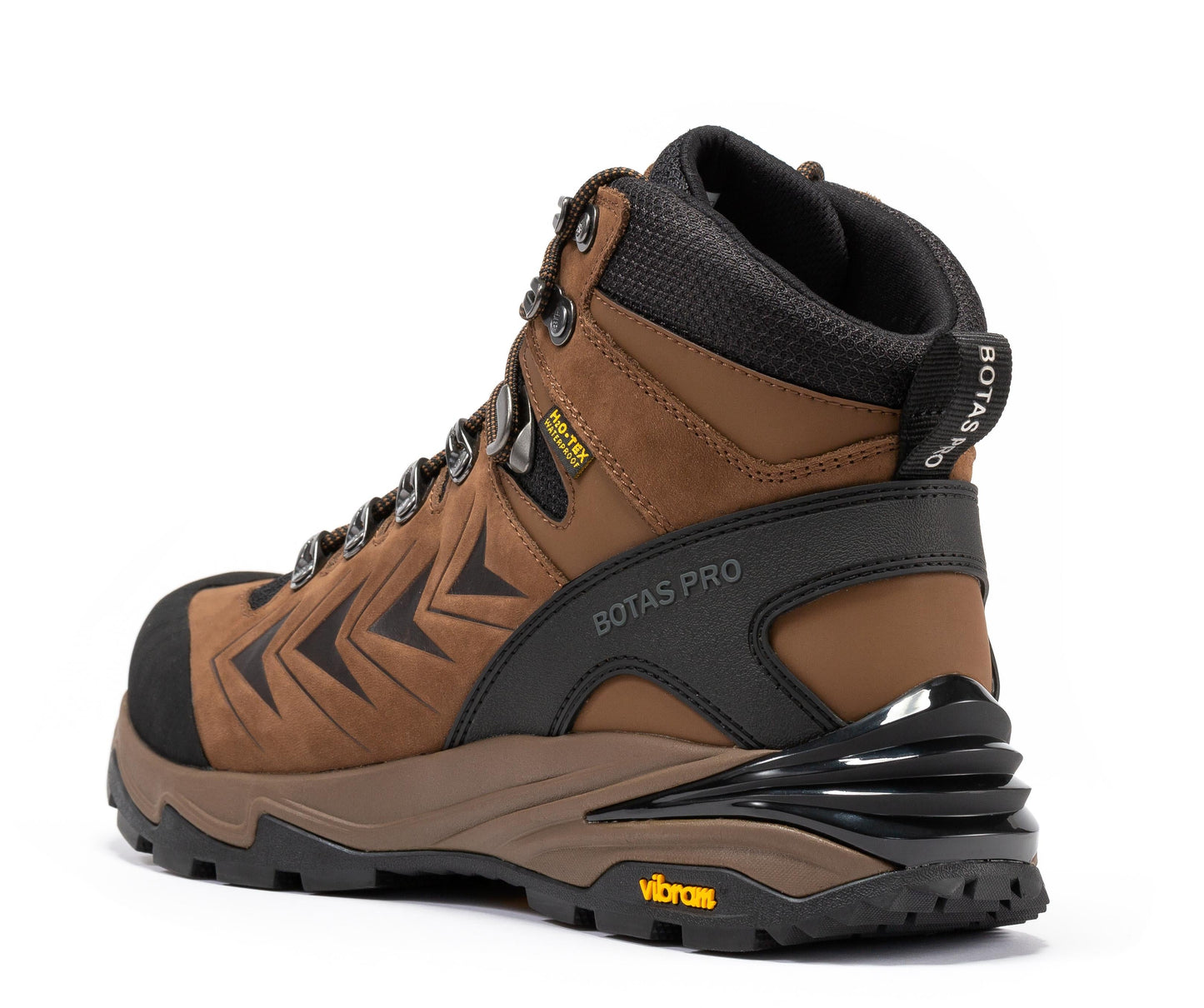 Botas Pro Brown 6 Inch Waterproof Hiking Boots with VIBRAM® Traction Lug Outsole  BP22121 Rock Rooster Footwear Inc