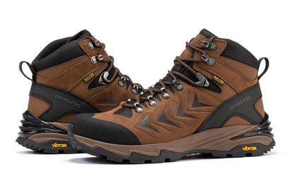 Botas Pro Brown 6 Inch Waterproof Hiking Boots with VIBRAM® Traction Lug Outsole  BP22121 Rock Rooster Footwear Inc