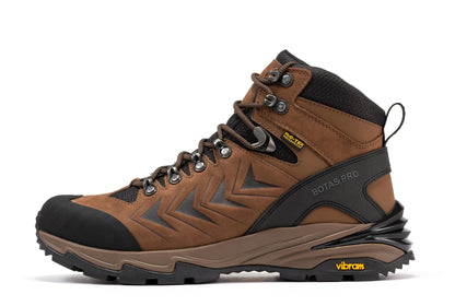 Botas Pro Brown 6 Inch Waterproof Hiking Boots with VIBRAM® Traction Lug Outsole  BP22121 Rock Rooster Footwear Inc