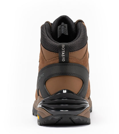 Botas Pro Brown 6 Inch Waterproof Hiking Boots with VIBRAM® Traction Lug Outsole  BP22121 Rock Rooster Footwear Inc