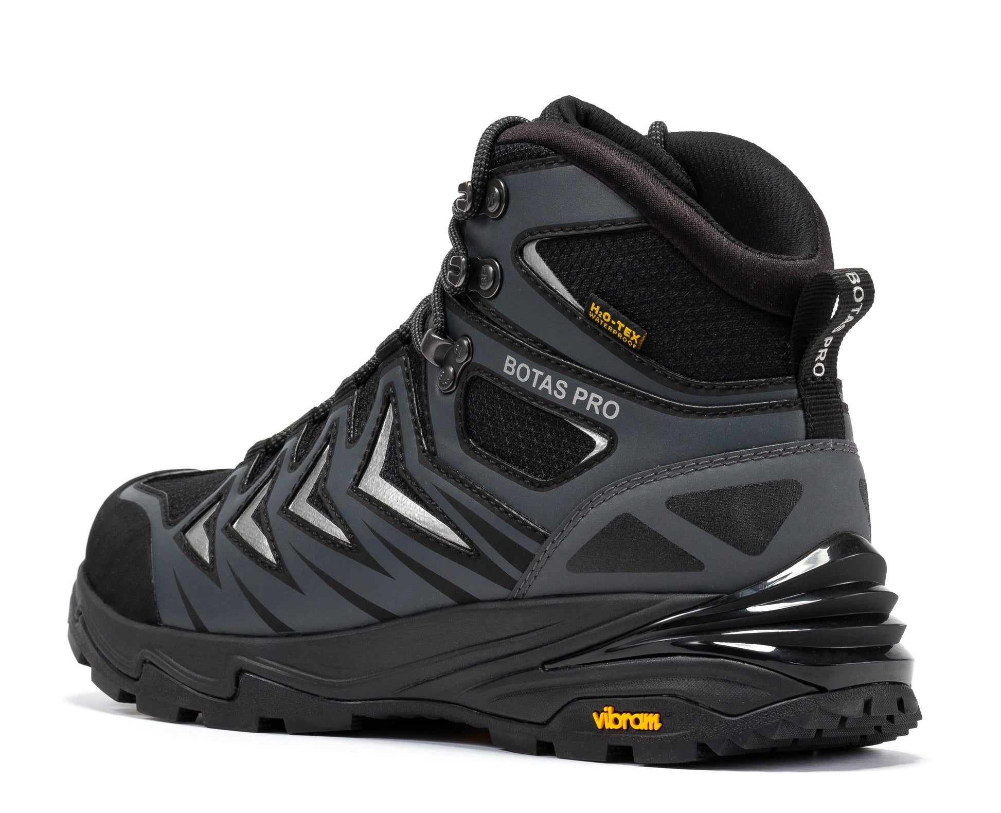 Botas Pro Metallic 6 Inch Waterproof Hiking Boots with VIBRAM® Traction Lug Outsole  BP22110 Rock Rooster Footwear Inc