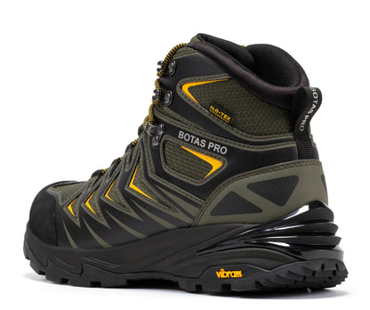 Botas Pro Metallic Green 6 Inch Waterproof Hiking Boots with VIBRAM® Traction Lug Outsole  BP22111 Rock Rooster Footwear Inc