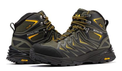 Botas Pro Metallic Green 6 Inch Waterproof Hiking Boots with VIBRAM® Traction Lug Outsole  BP22111 Rock Rooster Footwear Inc