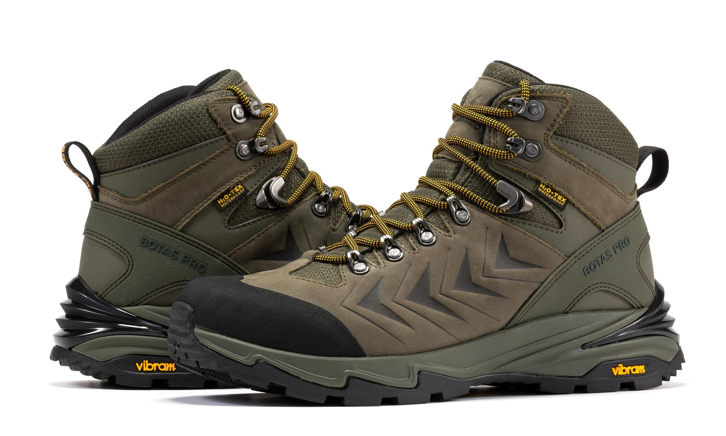 Botas Pro Olive 6 Inch Waterproof Hiking Boots with VIBRAM® Traction Lug Outsole  BP22123 Rock Rooster Footwear Inc
